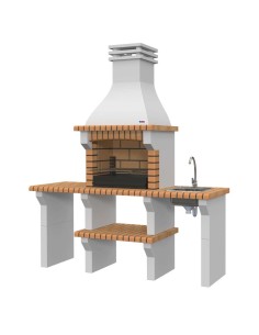 BARBACOA BIGMAT SESIMBRA 197LX58PX240ACM C/BRASERO+FREG+GRIF