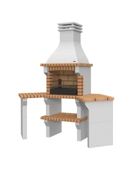 BARBACOA BIGMAT SESIMBRA 170LXX170PX240ACM BRASERO+2BANCADAS (D) LEIRICIMEN