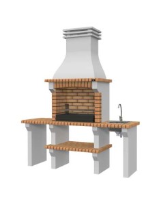 BARBACOA FAFE (OVAR) 210LX58X253A C/BRASERO+2BANCADA+FREG