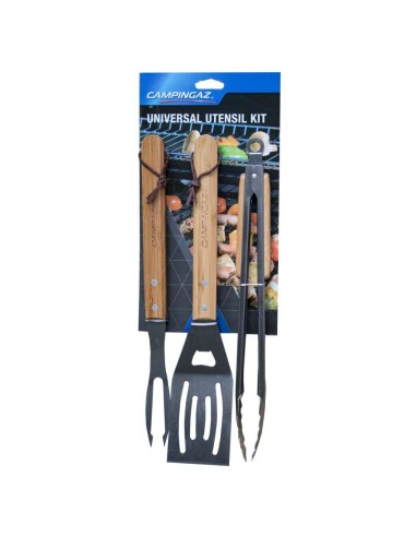 KIT UNIVERSAL DE ACCESORIOS DE MADERA PARA BARBACOA (C) ADG CAMPIN