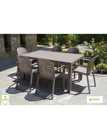 SILLON MIRANDA RATAN TAUPE