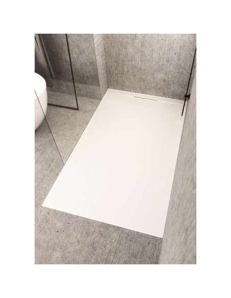 PLATO DE DUCHA RESINA COVER BLANCO 80X100