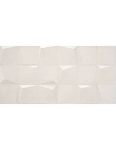 AZULEJO PR DECOR TITANIO PI BLANCO 30X60