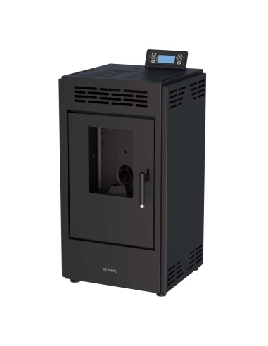 ESTUFA DE PELLET BOREAL 9KW - CANALIZABLE (SIN LATERALES).