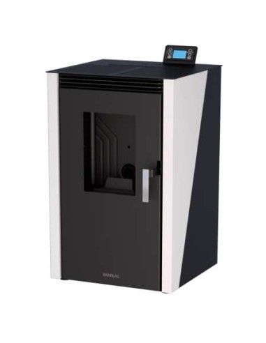 ESTUFA DE PELLET BOREAL 12 MARFIL CANALIZABLE