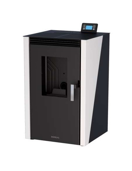ESTUFA DE PELLET BOREAL 12 MARFIL CANALIZABLE