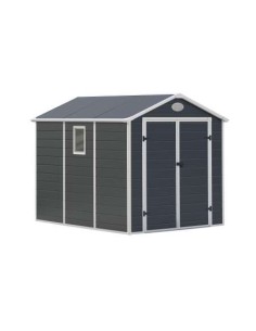 CASETA RESINA FIORELLA ANTRACITA 188X278X225CM 5,23 M2