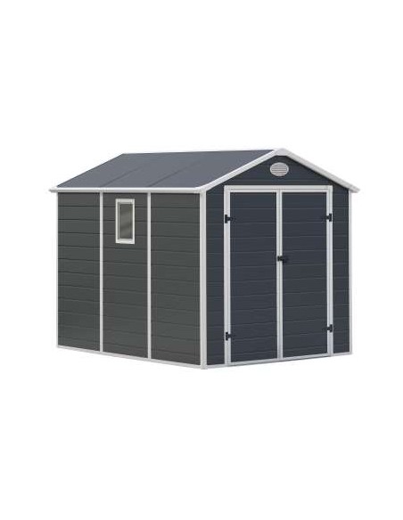 CASETA RESINA FIORELLA ANTRACITA 188X278X225CM 5,23 M2