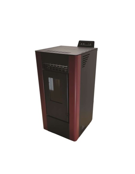 ESTUFA DE PELLET KING PRO 10KW CANALIZABLE BURDEOS