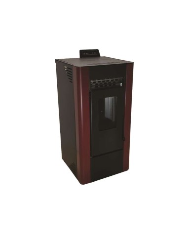 ESTUFA DE PELLET KING PRO 10KW CANALIZABLE BURDEOS