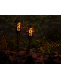 ANTORCHA SOLAR CON EFECTO LLAMA D10X49,5CM