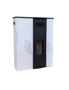 ESTUFA PELLET 10KW SLIM MINUS CANALIZADA BLANCA