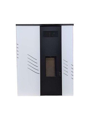 ESTUFA PELLET 10KW SLIM MINUS CANALIZADA BLANCA