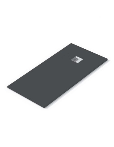 PLATO DE DUCHA BIGMAT BAQUEIRA ANTRACITA 140X80 (D) RESIBLOCK