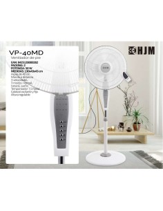 VENTILADOR DE PIE 50W BLANCO 40CM 2