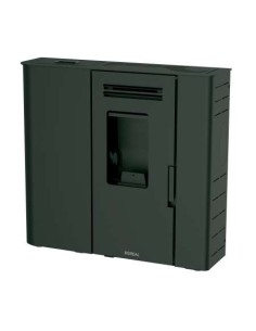 ESTUFA DE PELLET 12 KW SLIM NEGRO BOREAL -S12-NE