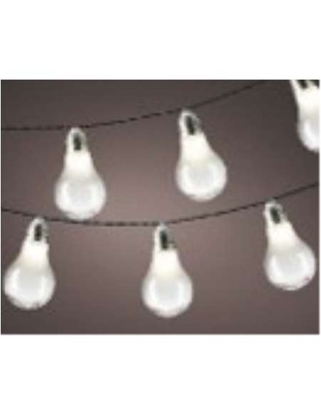 GUIRNALDA EXTERIOR BOMBILLAS BLANCAS 300 CM