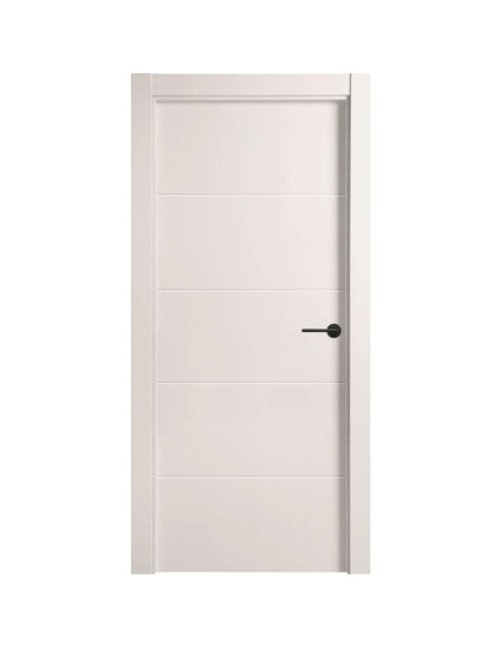 PUERTA BLOCK LACADA MACIZA RAYAS 2030X625X35 DERECHA