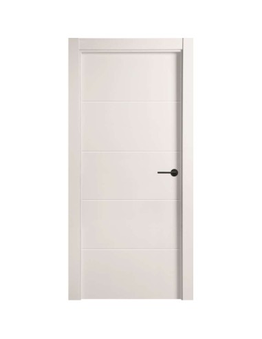 PUERTA BLOCK LACADA MACIZA RAYAS 2110X625X35 IZQUIERDA
