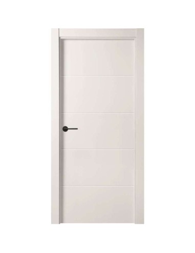 PUERTA BLOCK LAC. MACIZA RAYAS 2110X725X35 DCHA (NO INCLUYE TAPETAS NI MANILLAS)
