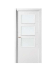 PUERTA BLOCK LACADA RAYAS VIDRIO 2110X825X35 DERECHA