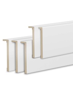PACK TAPETAS EXT. 70X12/10 MDF LACADO BLANCO ALA 25