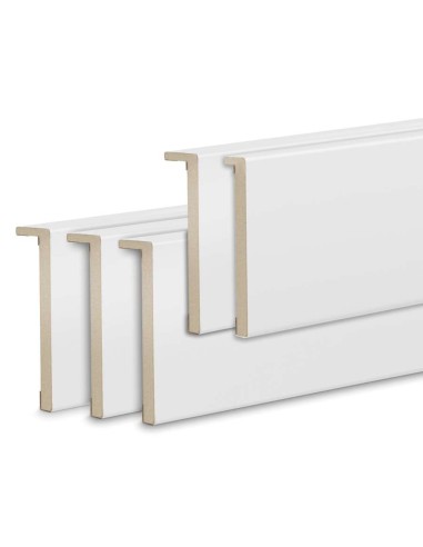 PACK TAPETAS EXT. 70X12/10 MDF LACADO BLANCO ALA 25