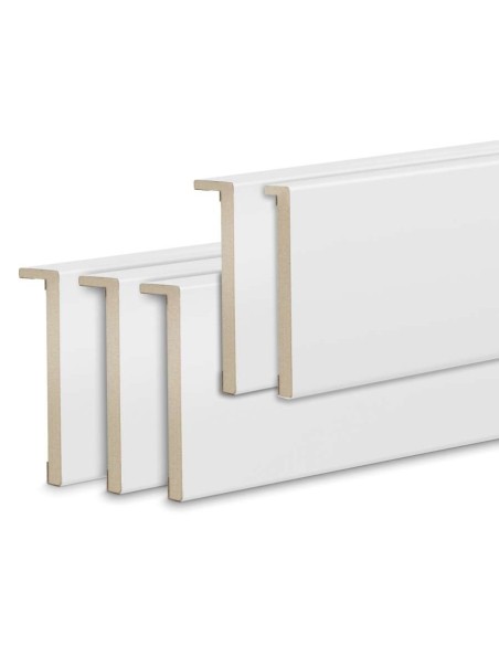 PACK TAPETAS EXT. 70X12/10 MDF LACADO BLANCO ALA 25