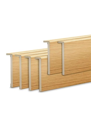 PACK TAPETAS EXTENSIBLES80X12X10MDF ROBLE BARNIZ