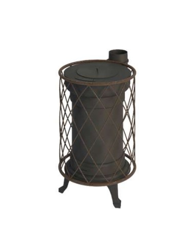 ESTUFA DE LEÚA RUSTICA EXTERIORES