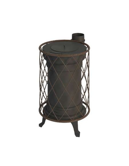 ESTUFA DE LEÚA RUSTICA EXTERIORES