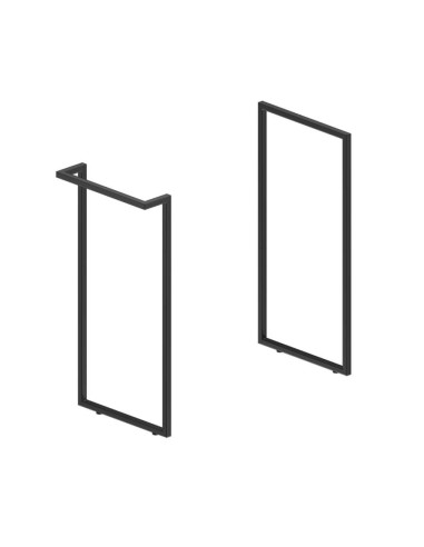 ESTRUCTURA METAL NEGRO MATE P/MUEBLE