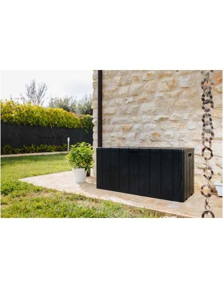 BAUL BRAVO ANTRACITA OSCURO 117,5X45X56 PLASTMECCA