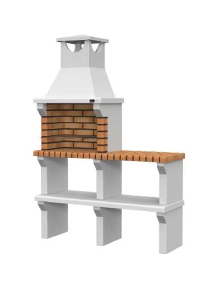 BARBACOA VAGOS 137LX 47PX 197A CON PARRILLA + BANCADA LEIRICIMEN