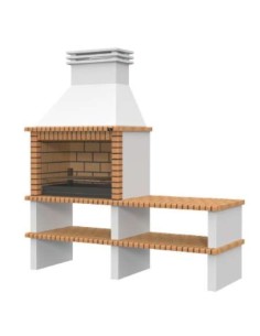 BARBACOA NISA 237LX 80,5PX 259A CON BRASERO + BANCADA LEIRICIMEN