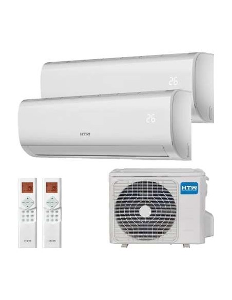 AIRE ACONDICIONADO WIFI MULTISPLIT 2X1 (2,6KW+2,6KW) HTW GESTION IN