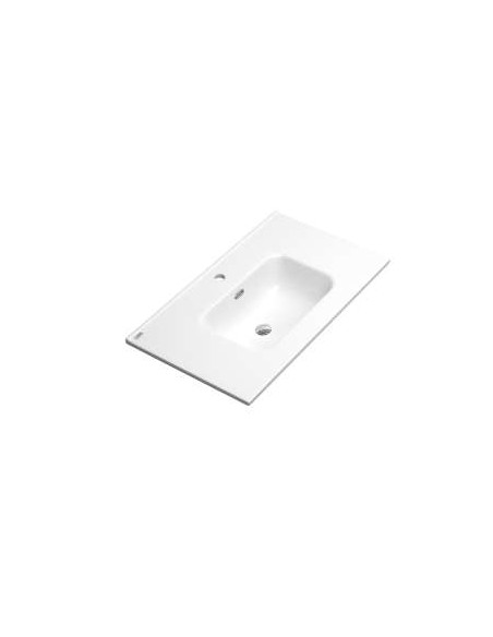 LAVABO ENCIMERA CUBIK LIMA 81X46 CERAMICO