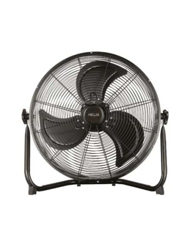 VENTILADOR DE SUELO ALTA POTENCIA NEGRO HELIX 50W FACULA