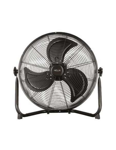 VENTILADOR DE SUELO ALTA POTENCIA NEGRO HELIX 50W FACULA
