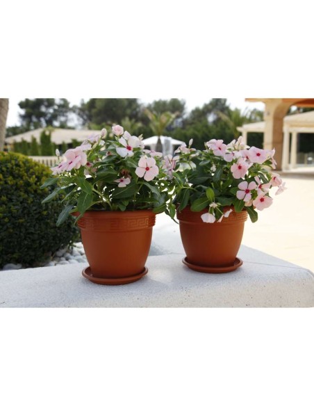 MACETA PLATO PLASTICO REDONDA 18CM