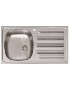 FREGADERO 1 SENO 1 ESCUR ARES INOX 80X45 2