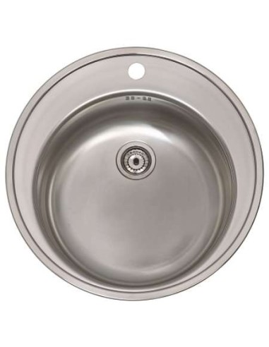 FREGADERO 1 SENO ROMA INOX 51/180