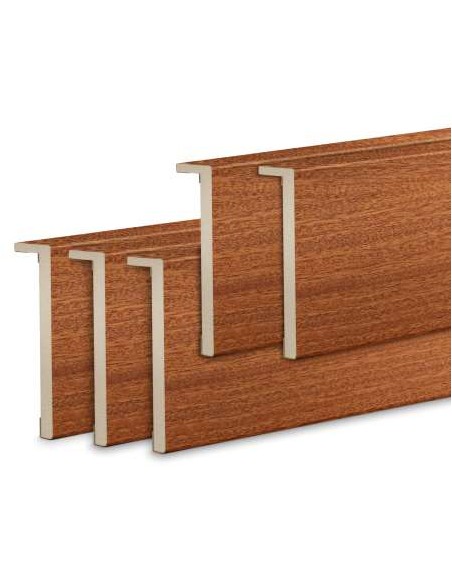 PACK TAPETAS EXTENSIBLES 80X12X10 MDF SAPELY BARNIZADO