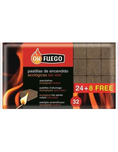 PASTILLAS ENCENDIDO ECOLGICO 24+8 UDS.