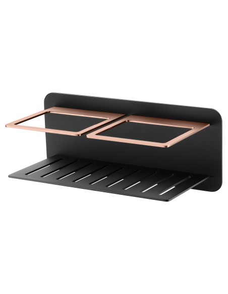 JABONERA FRONTAL IMAN NEGRO ORO ROSA ADI011/NOR