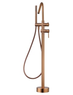 GRIFERIA MONOMANDO EXENTA DE BAÚERA CORCEGA ORO ROSA CEPILLA