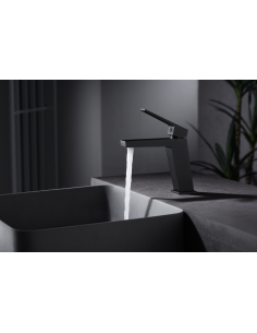 MONOMANDO LAVABO ART NEGRO MATE 2