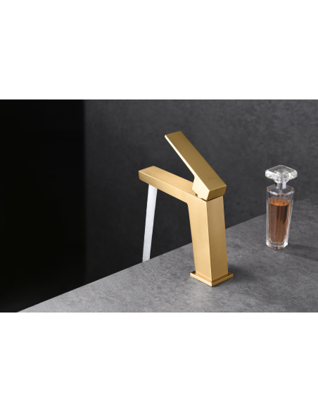 MONOMANDO LAVABO ART ORO CEPILLADO