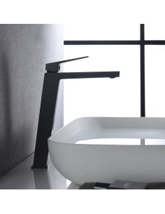 MONOMANDO LAVABO ALTO ART NEGRO MATE 2