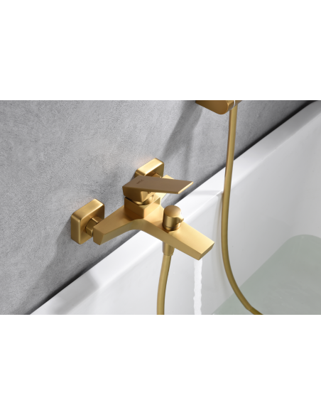 KIT BAÚO/DUCHA MONOMANDO ART ORO CEPILLADO